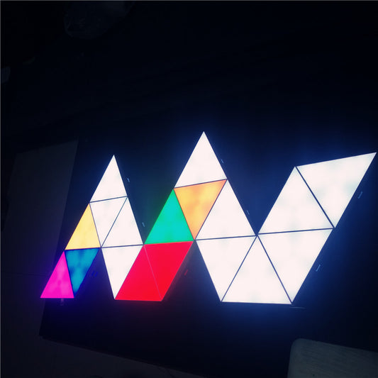 Triangle LED studio lights