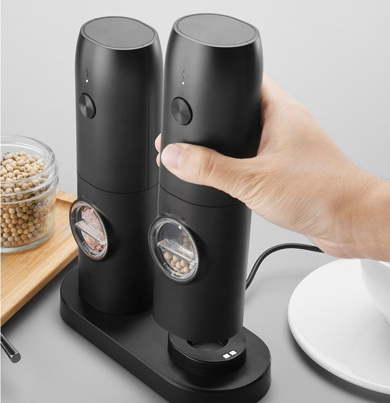 Electric salt and pepper grinder