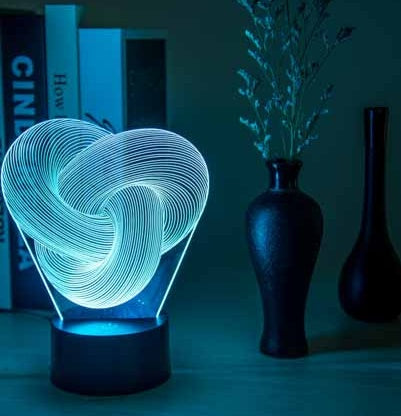 Twist Abstract LED  nightlight