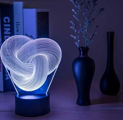 Twist Abstract LED  nightlight