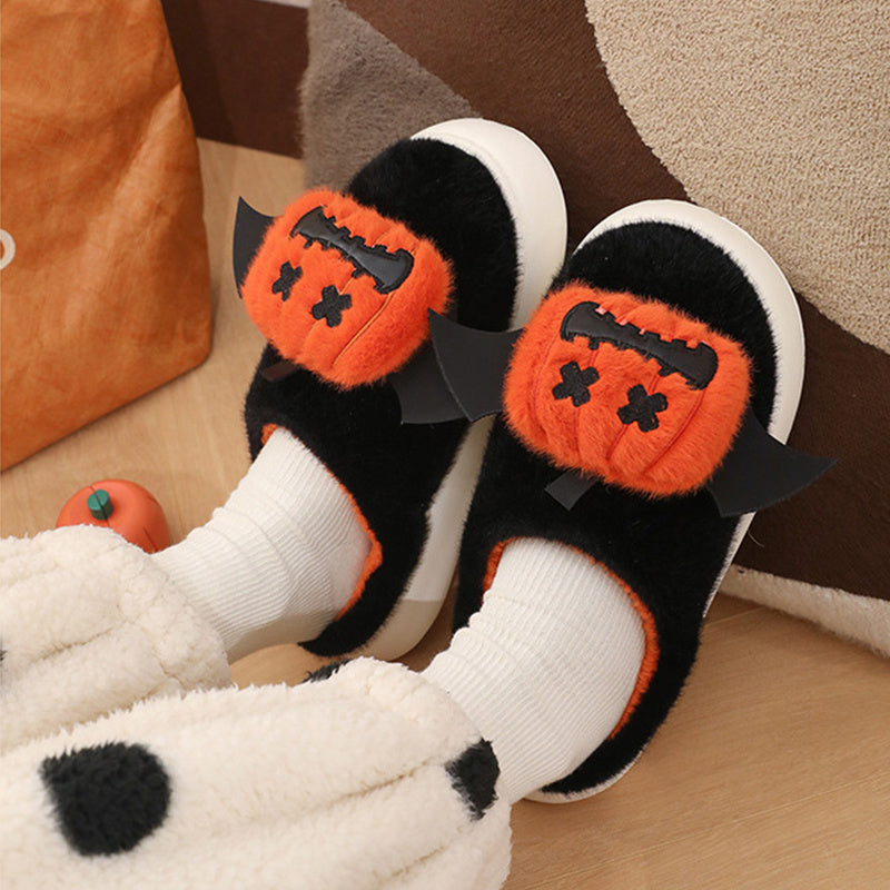 Halloween Pumpkin Slippers