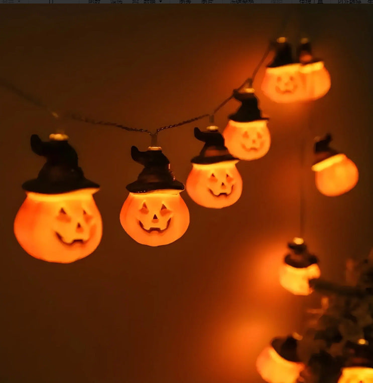 Halloween Pumpkin and ghost lights