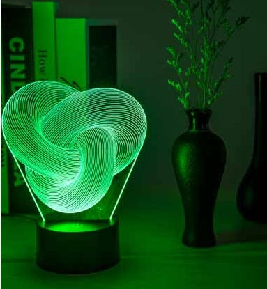 Twist Abstract LED  nightlight